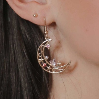Magic Moon Pierced Earrings